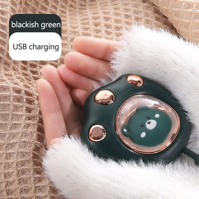 Otrā pārnesuma temperatūras kontroles roku sildītājs Cute cute Cat uzlādējams zēniem un meitenēm pārnēsājams roku sildītājs USB uzlādējama roka