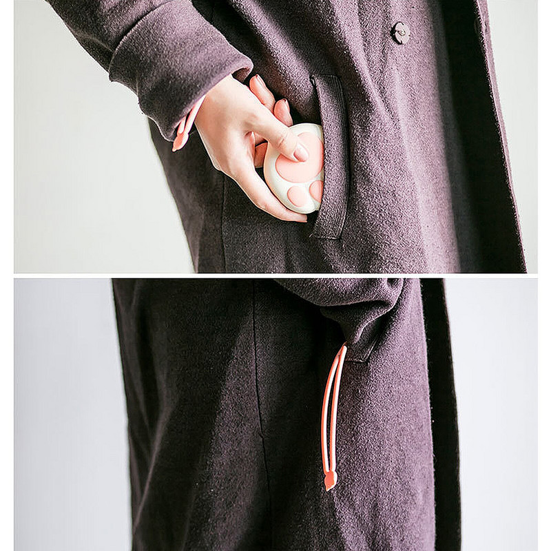 Нагревател Usb Зареждане Преносимо затопляне на бебето Затопляне на ръце Акумулаторна котешка лапа Сладко розово мяукащо нокът Power Bank