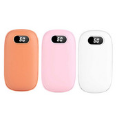 10000mAh 5V/2A USB uzlādējams elektriskais roku sildītājs Power Bank Elegants pārnēsājams roku sildītājs dāvanām un āra sportam