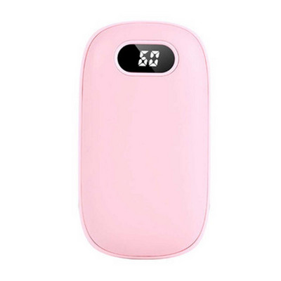 10000mAh 5V/2A USB uzlādējams elektriskais roku sildītājs Power Bank Elegants pārnēsājams roku sildītājs dāvanām un āra sportam