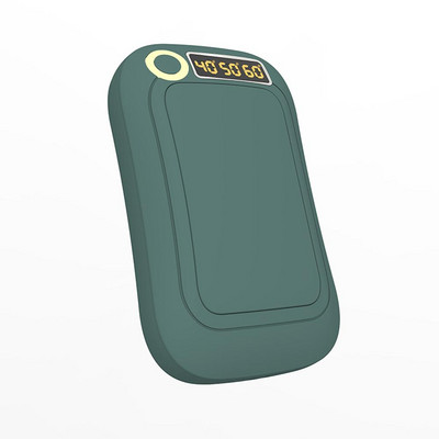 10000mAh 5V/2A USB uzlādējams elektriskais roku sildītājs Power Bank Elegants pārnēsājams roku sildītājs dāvanām un āra sportam