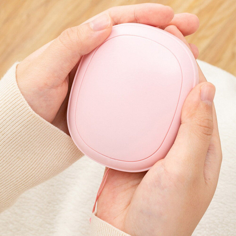 1200mAh Мини преносим нагревател за ръце USB акумулаторна карикатура Сладък нагревател за ръце Преносим 3-скоростен инструмент за затопляне на ръце за зимата