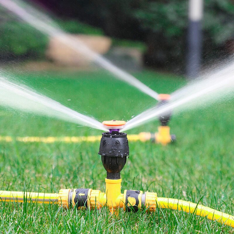 Градинска пръскачка за тревни площи 360 автоматична въртяща се водна пръскачка за дворна пръскачка за тревни площи Градинско оборудване и инструменти