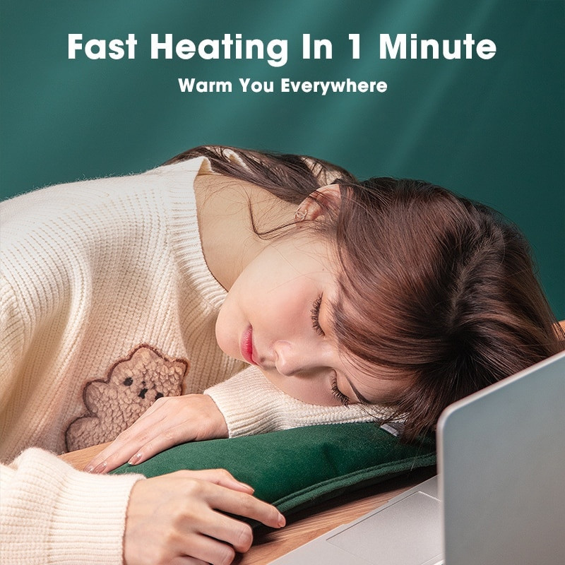 USB зареждане Електрически нагревател за ръце Акумулаторна затопляща възглавница за ръце Електрическо отопление Затопляне на корема Графенов нагревател