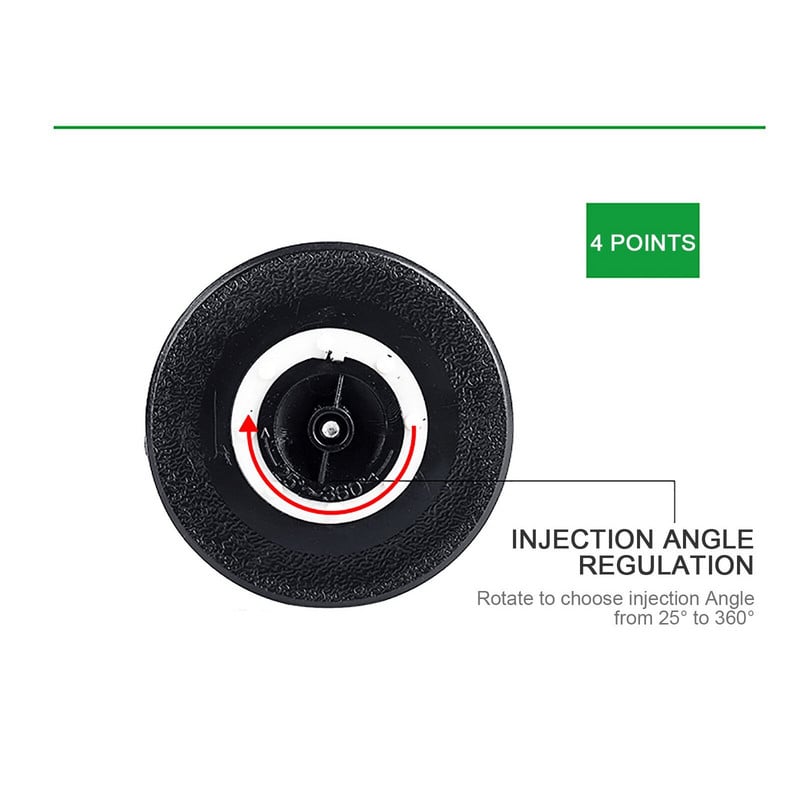 1 бр. Вграден телескопичен спринклер Градинска градина Вътрешен двор Тревна площ Вграден тип градински спринклер Иригационна водна спринклерна система