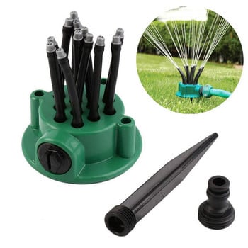 Περιστρεφόμενος ψεκαστήρας 360 μοιρών Noodle Head Water Sprinkler Garden Watering Sprinkler για άρδευση κήπου Ψύξη στέγης