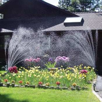 Περιστρεφόμενος ψεκαστήρας 360 μοιρών Noodle Head Water Sprinkler Garden Watering Sprinkler για άρδευση κήπου Ψύξη στέγης