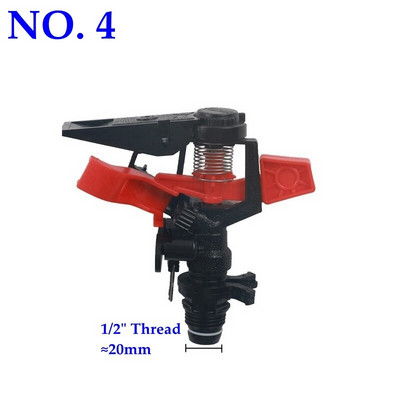 1/2`` 3/4" Filet 360 duze rotative Sprinkler de înaltă rezistență, durabil, grădină, gazon, apă, agricultură, irigare, aspersor cu impact