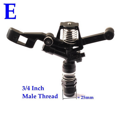 1/2`` 3/4" Filet 360 duze rotative Sprinkler de înaltă rezistență, durabil, grădină, gazon, apă, agricultură, irigare, aspersor cu impact