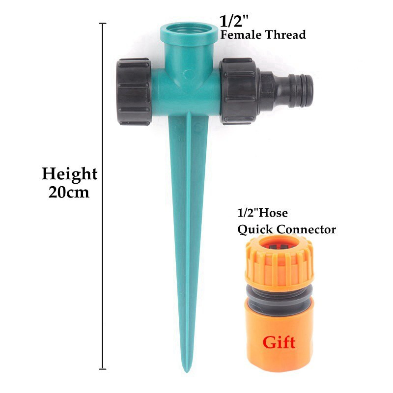 1/2`` 3/4" резба 360 въртящи се дюзи спринклер с висока якост, издръжлива градинска морава, вода, земеделие, напояване, ударен спринклер