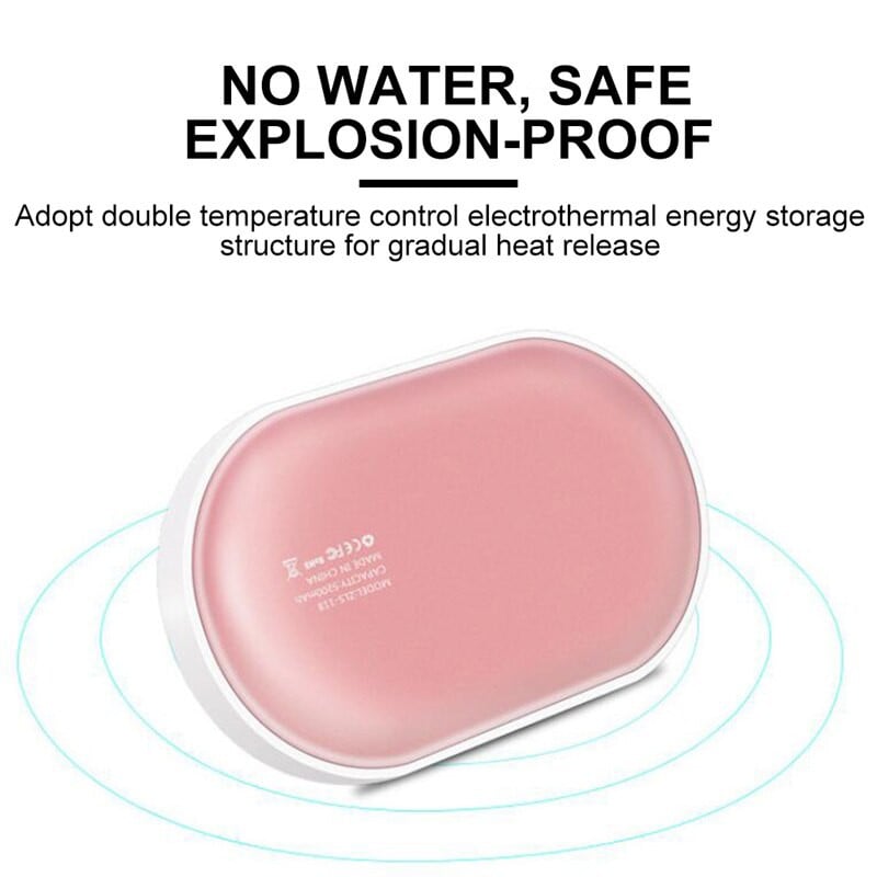 2400/5200mAh Мини нагревател за ръце Нагревателна подложка USB акумулаторен удобен нагревател Джоб Мини анимационен електрически зимен нагревател Топъл