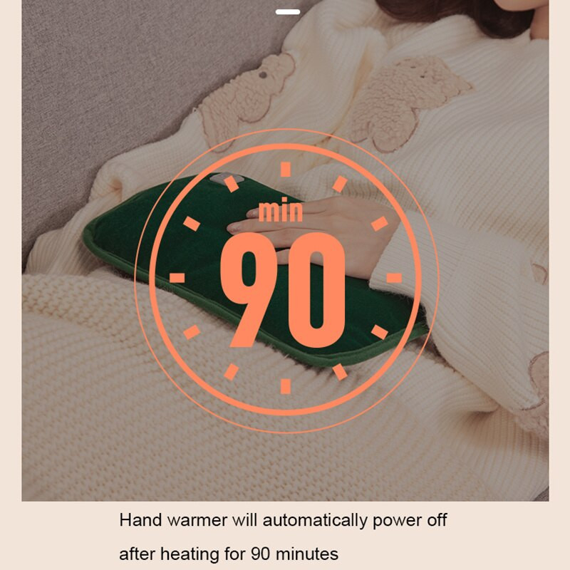 Електрическа USB нагревател за ръце Графенова безопасна нагревателна възглавница Зимна топла нагревателна подложка Ръкавици Термален преносим офис нагревател за пътуване Подарък