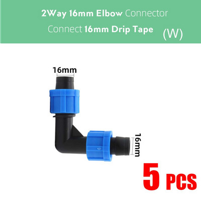 16 mm PE caurules ūdens savienotāji Dārza apūdeņošanas piederumi 16 mm x 3/8`` 1/4`` 1/8`` 6,0 mm cauruļu savienojuma adapteris, samazināti savienojumi