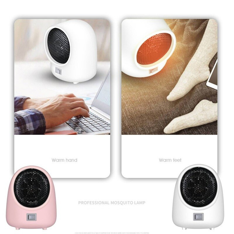 400 W преносим електрически нагревател за пътуване Настолен домакински отоплителна печка Радиатор Нагревател машина за зимата Мини нагревател за ръце