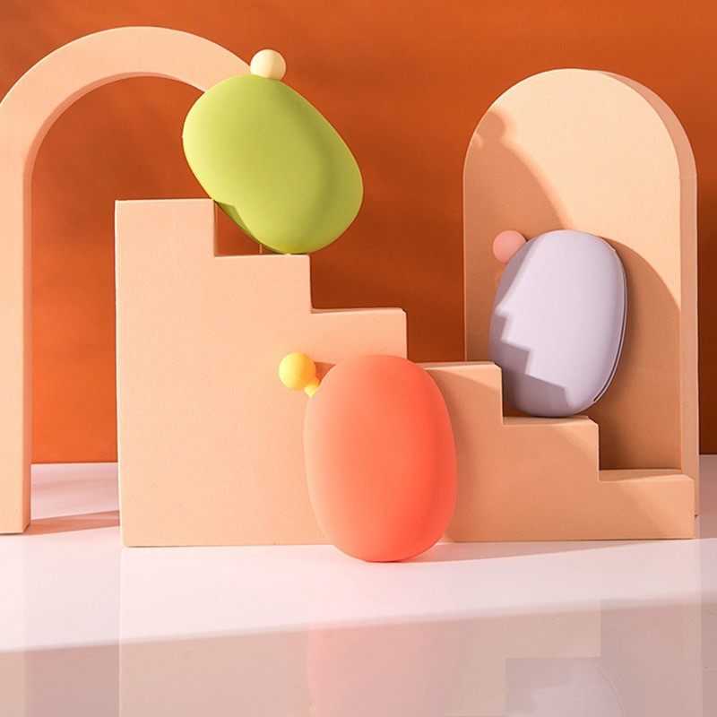 5 spalvų rankų šildytuvas, nešiojamas savaime įkaistantis, keičiamas vidinis silikoninis rankų šildomas kiaušinių dangtelis (nėra šilumos paketo)