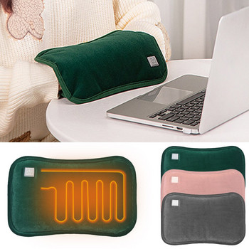 USB преносима нагреваема торбичка за затопляне на ръце, ръкавица с маншон, регулируема температура, електрическа гореща чанта, графенова нагревателна подложка за домашен офис