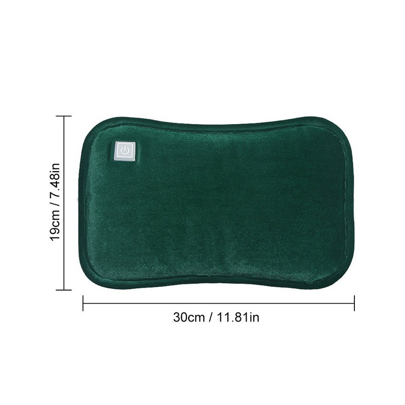 USB преносима нагреваема торбичка за затопляне на ръце, ръкавица с маншон, регулируема температура, електрическа гореща чанта, графенова нагревателна подложка за домашен офис