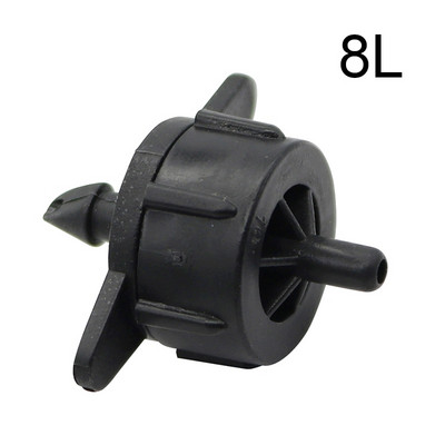 2L/4L/8L spiediena kompensēts pilinātājs Hilly Area Agricultura Garden Lawn Irigation Laistīšanas spiediena pilināšanas sistēma 20 gab.