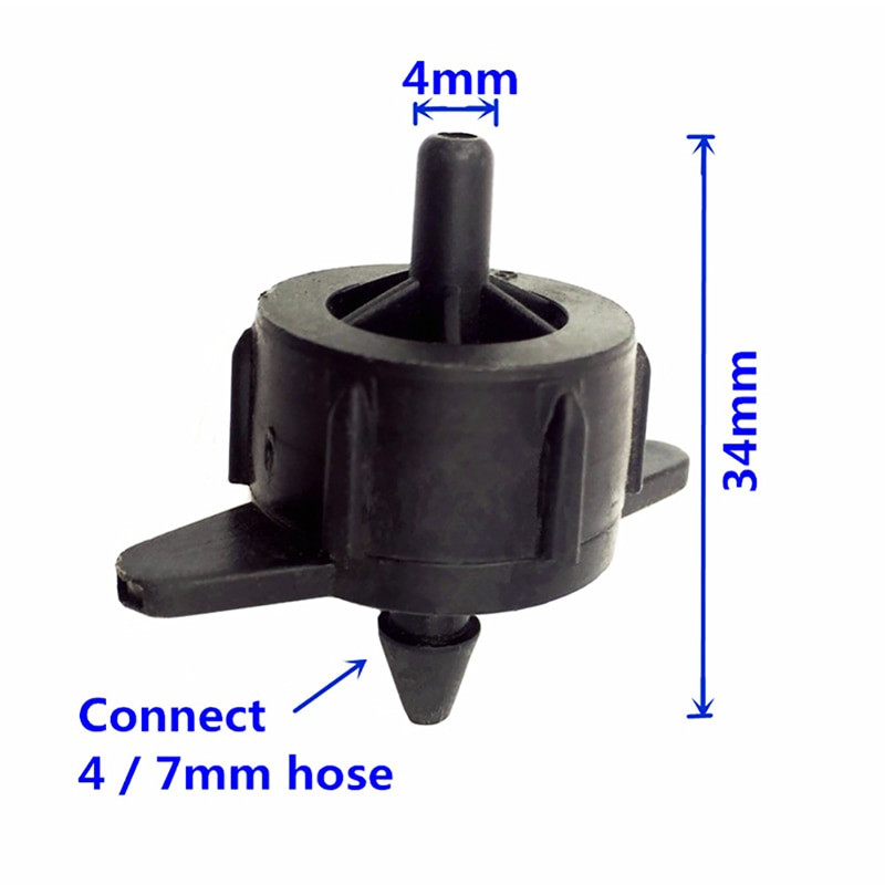 2L/4L/8L капкообразувател с компенсация на налягането, хълмиста зона Agricultura, напояване на градински тревни площи, поливане, капкова система за спад на налягането, 20 бр.