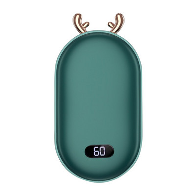 Ziemas mini roku sildītājs apsildes paliktnis USB uzlādējams ērts sildītāja kabata mini multfilma kabata karikatūra elektriskā sildītājs karš