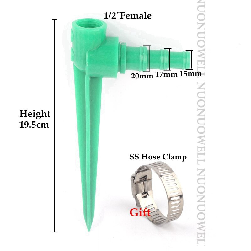 20 см 1/2" 3/4" резба Дюзи за напояване на градинска трева Спринклерна основа Подпора за шипове Ротационни ударни пръскачки Пръчка Заземен кол