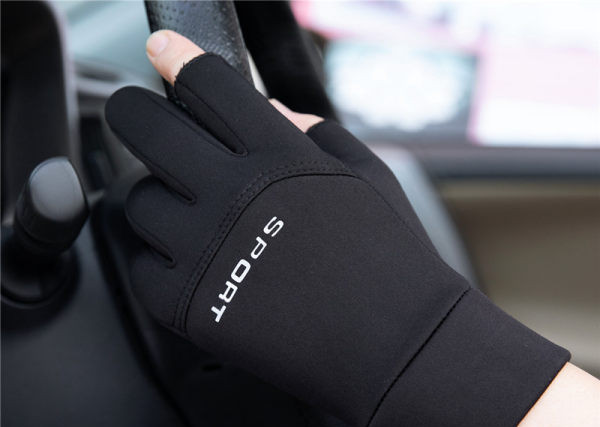 Водоустойчиви мъжки ръкавици- с надпис