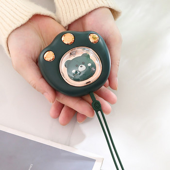 Μίνι χαριτωμένος θερμαντήρας χεριών σε σχήμα νύχι γάτας Επαναφορτιζόμενος ηλεκτρικός θερμαντήρας χεριών USB για χειμερινά υπαίθρια ταξίδια πεζοπορίας Χρήση Power Bank