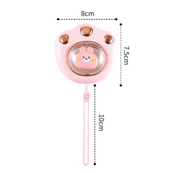 Мини сладък котешки нокът с форма на нагревател за ръце, USB акумулаторен електрически нагревател за ръце за зимата, пътуване на открито, туризъм, използване на захранваща банка