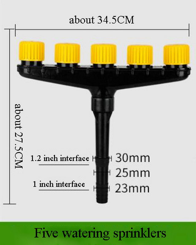 Селскостопански спрей за напояване на зеленчуци Селскостопанска дюза за пулверизатор Домашна градина Спринклер за морава Регулируема дюза Инструмент