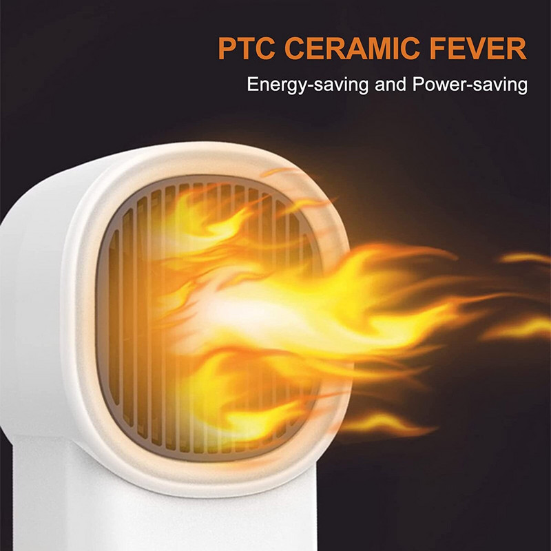 Нов топъл вентилатор Бърз нагревател Вентилатор Механично компактен удобен нагревател Мини домашен настолен нагревател Silense USB електрически нагревател