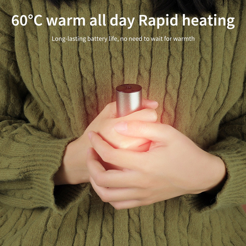 Акумулаторна мини нагревател за ръце Домакински зимен преносим електрически нагревател за ръце за пътуване на открито Удобен нагревател USB нагревател