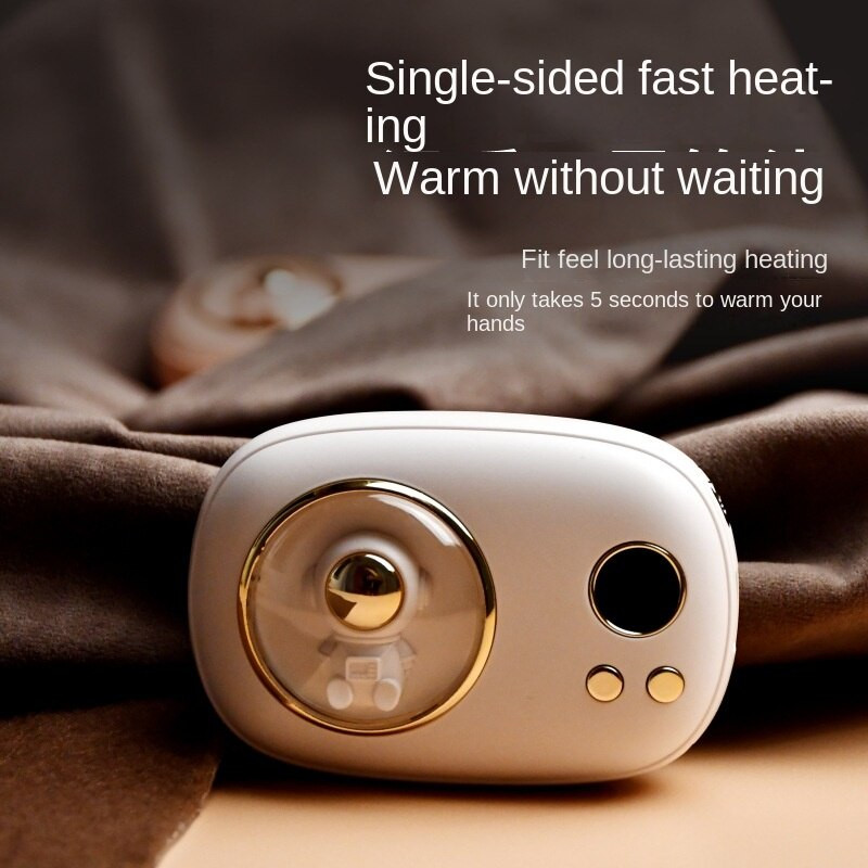 Мини дисплей за номера на пространството Сладък нагревател за ръце 10000 mAh Карикатура Power Bank нагревател за ръце 2 в 1 Затоплящ акумулаторен нагревател за ръце
