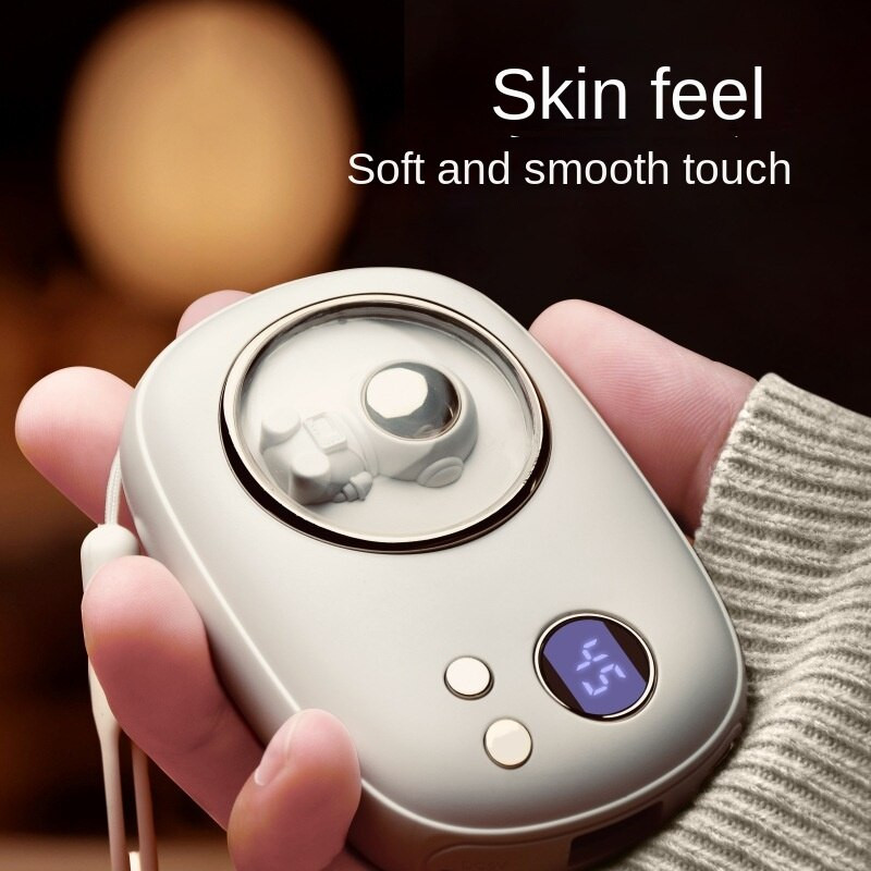 Мини дисплей за номера на пространството Сладък нагревател за ръце 10000 mAh Карикатура Power Bank нагревател за ръце 2 в 1 Затоплящ акумулаторен нагревател за ръце