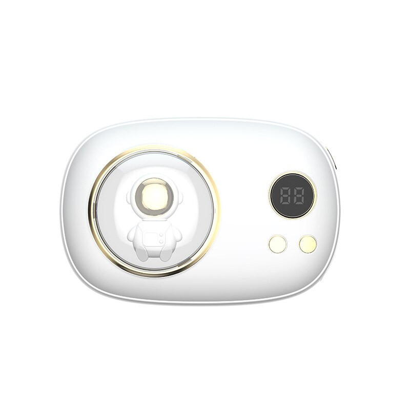 Мини дисплей за номера на пространството Сладък нагревател за ръце 10000 mAh Карикатура Power Bank нагревател за ръце 2 в 1 Затоплящ акумулаторен нагревател за ръце