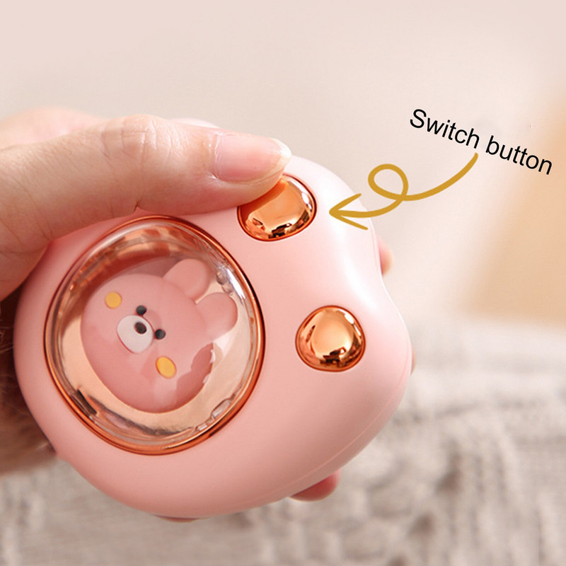 Акумулаторен нагревател за ръце Двустранно бързо загряване Удобен нагревател за затопляне 2-степенна настройка на температурата Домакински консумативи