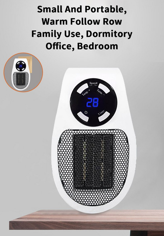 Електрически нагревател Преносим стенен нагревател Мини битов радиатор Нагревател Щепсел Стенен дистанционен нагревател Зима 220V/110V/230V