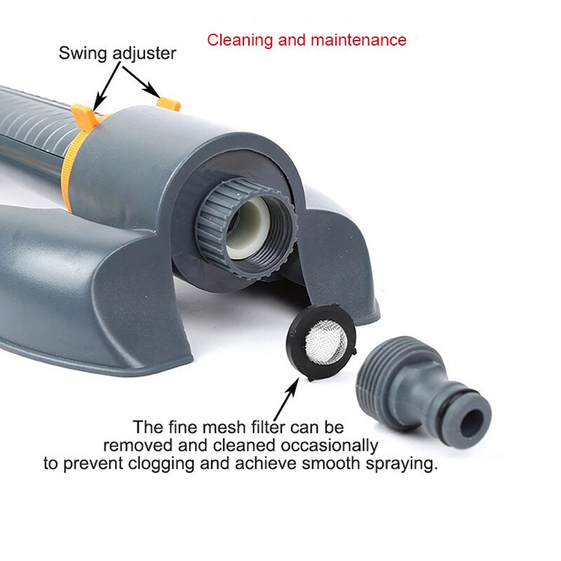Автоматични градински пръскачки Поливане на трева Турбо осцилиращ напоителен спрей Инструмент Ротационна дюза Въртяща се водна спринклерна система