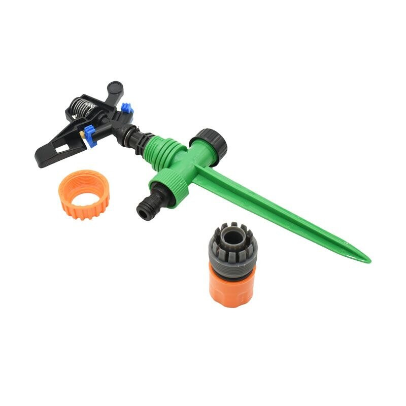 1/2" въртящи се водни спринклерни пръскачки G1/2" пластмасови шипове НАПОЯВАЩИ дюзи Използват се за поливане и напояване 1 КОМПЛЕКТ