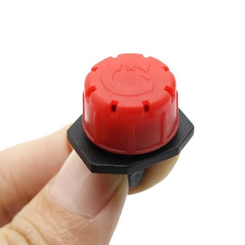 Red Automatic Garden Dripper Micro Drip Irrigation Πότισμα Αντιφρακτικό Emitter Garden Supplies for 4/7mm Hose 300 τμχ