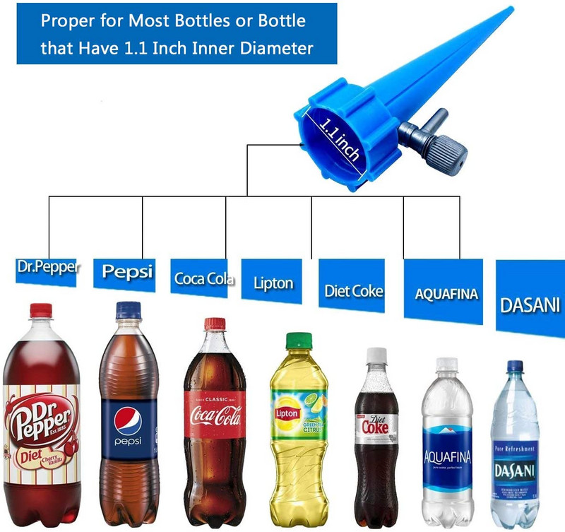 12/24PCS Система за капково напояване Автоматичен напоителен шип за растения Система за напояване на градина Напоителна система Оранжерия