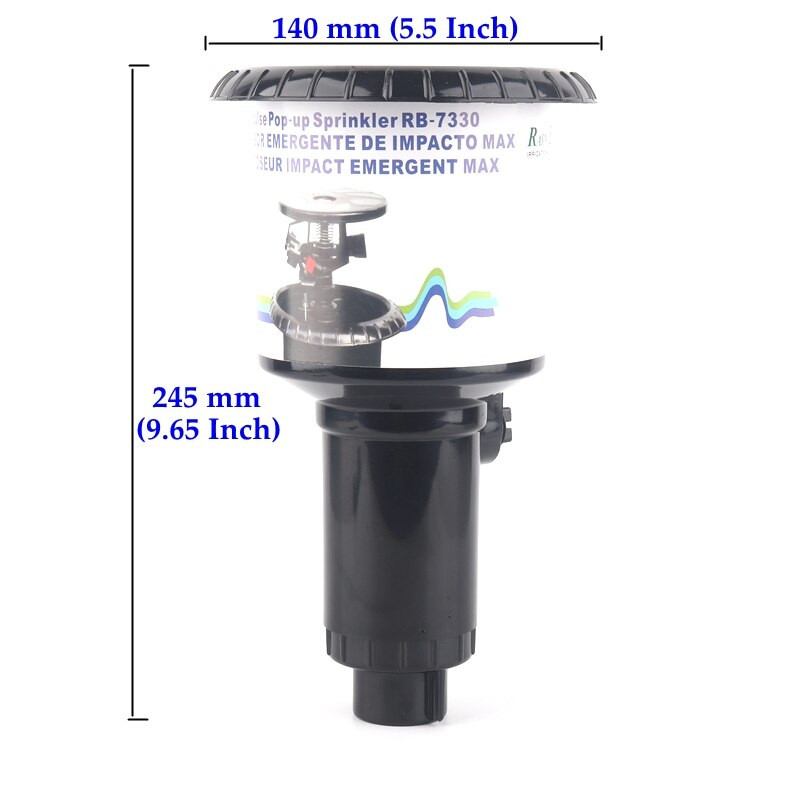 1/2"& 3/4" изскачащ спринклер с резба Футболно игрище Голф игрище Напояване на тревни площи Разпръсквачи Поливане на градина Охлаждащи изскачащи пръскачки