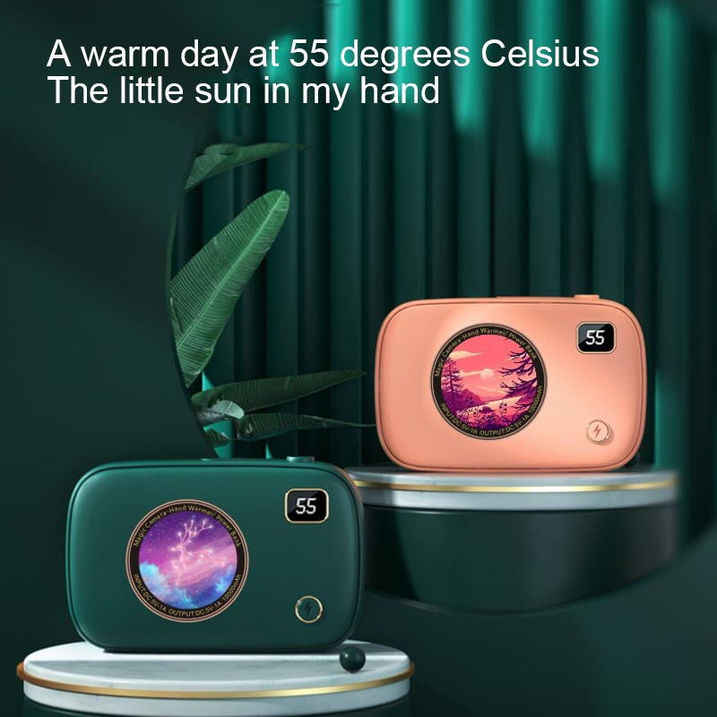 Форма за цифров фотоапарат USB акумулаторна сладка мини джобна нагревател за ръце Преносим 10000mAh електрически джаджи Power Bank нагревател за ръце