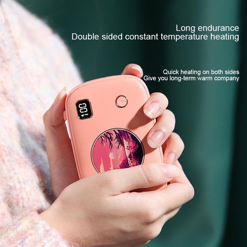Форма за цифров фотоапарат USB акумулаторна сладка мини джобна нагревател за ръце Преносим 10000mAh електрически джаджи Power Bank нагревател за ръце