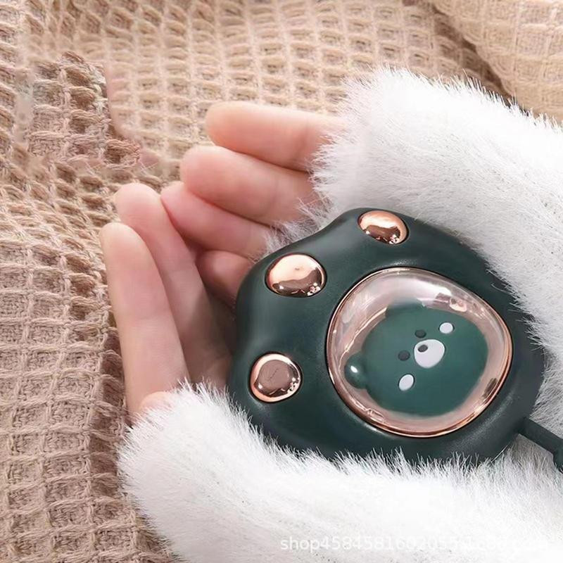 1 бр. Мини зимен нагревател за ръце за многократна употреба, акумулаторен, бързо загряващ, сладък, котешка лапа, нагревател за ръце, незабавно загряващ пакет за студена зима