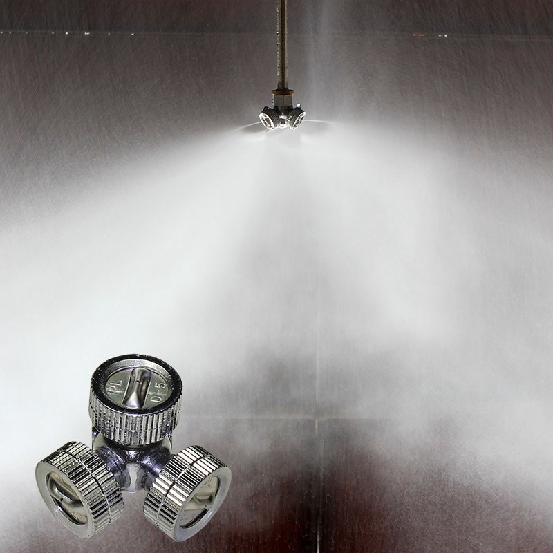 Селско стопанство Дюза за пръскачка Cooper с високо налягане Спринклер за фина мъгла Отстраняване на градински прах Система за охлаждане Пестициди