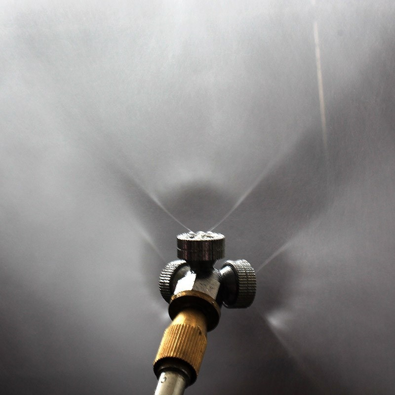 Селско стопанство Дюза за пръскачка Cooper с високо налягане Спринклер за фина мъгла Отстраняване на градински прах Система за охлаждане Пестициди