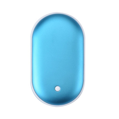 77JF pārnēsājams mini roku sildītājs 2in1 USB uzlādējams kabatas Power Bank ziemas sildītājs