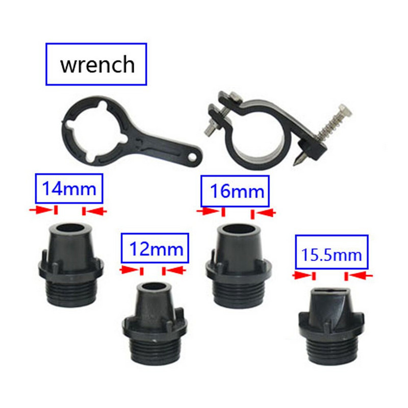 1,5-инчова въртяща се спринклерна дюза за ферма, 360 градуса регулируема мощна дюза за напояване на тревни площи
