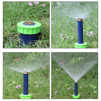 90-360 Degree 4Pcs/lot Garden Lawn Sprinkler Αυτόματο ανασυρόμενο σύστημα άρδευσης με ψεκασμό Χάλκινο ακροφύσιο #GW00106