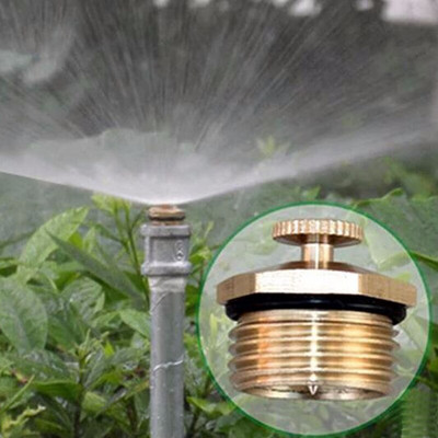 1/5PC 1/2" ορειχάλκινο Micro Sprinkler Ρυθμιζόμενα ακροφύσια ψεκασμού 360 μοιρών για ψύξη ψεκασμού άρδευσης κήπου Agriculture